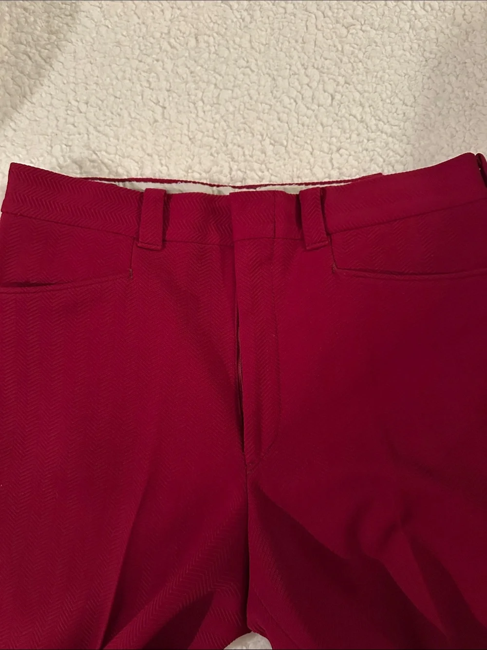 Vintage Montgomery Ward Red Flared Pants